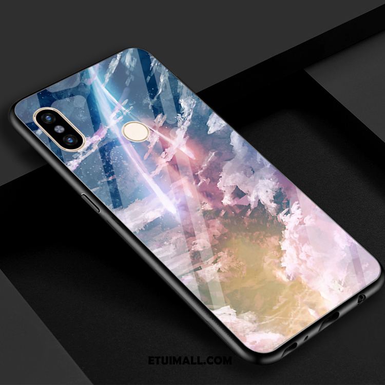 Etui Xiaomi Mi 8 Se Czarny Mały Lustro Szkło Hartowane Wiatr Futerał Tanie