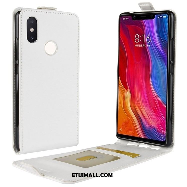 Etui Xiaomi Mi 8 Se Czarny Skórzany Futerał Telefon Komórkowy Mały Futerał Sklep