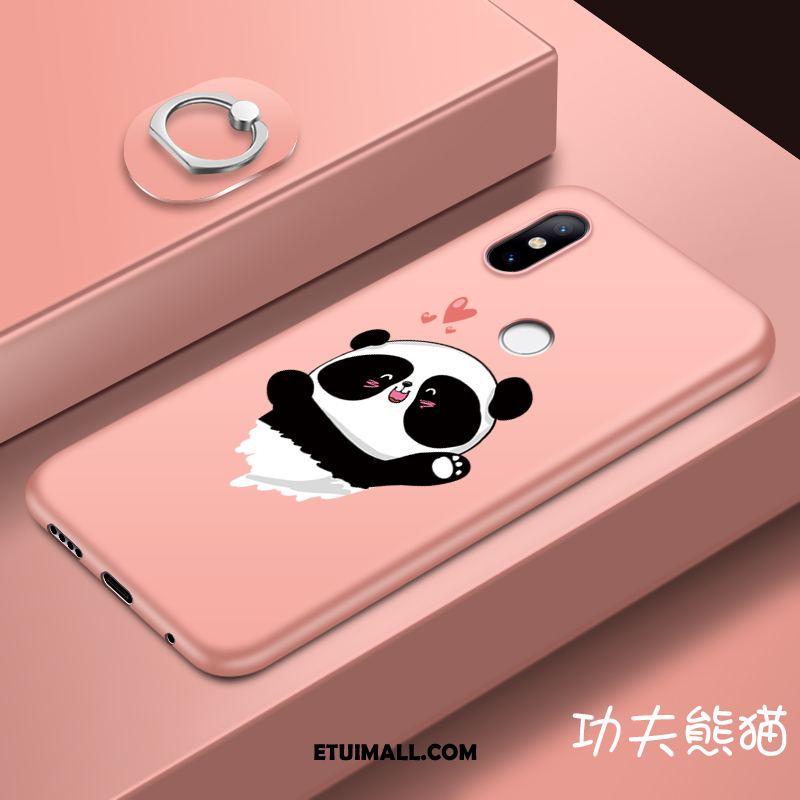 Etui Xiaomi Mi 8 Se Kreatywne Ring Czarny Mały Różowe Obudowa Tanie