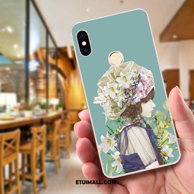 Etui Xiaomi Mi 8 Se Ochraniacz Kreskówka Niebieski All Inclusive Anti-fall Pokrowce Tanie