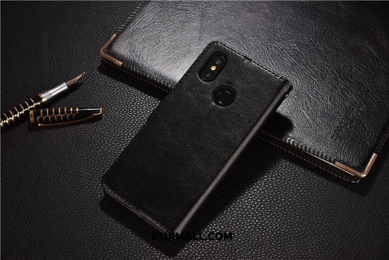Etui Xiaomi Mi 8 Skórzany Futerał Silikonowe Telefon Komórkowy Mały Anti-fall Pokrowce Online
