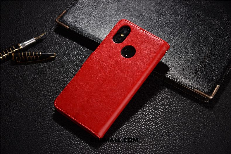 Etui Xiaomi Mi 8 Skórzany Futerał Silikonowe Telefon Komórkowy Mały Anti-fall Pokrowce Online