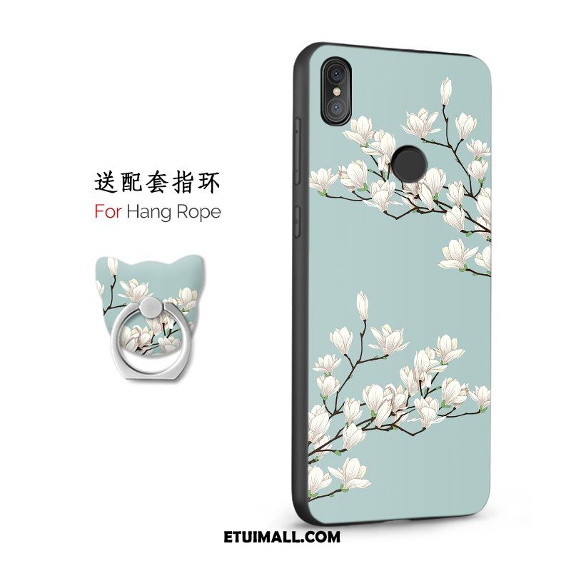 Etui Xiaomi Mi 8 Vintage Ring All Inclusive Nubuku Anti-fall Obudowa Dyskont