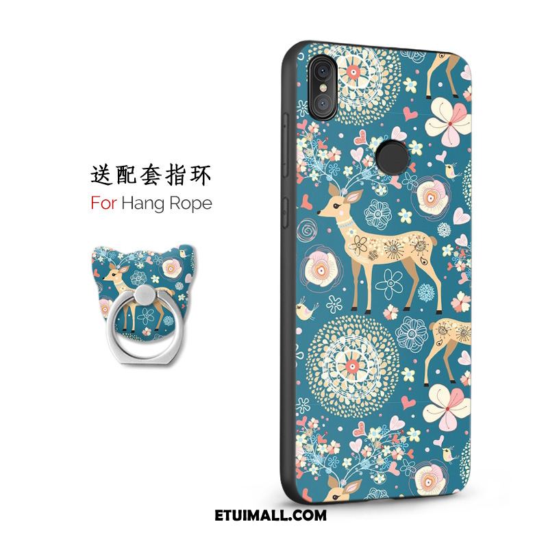 Etui Xiaomi Mi 8 Vintage Ring All Inclusive Nubuku Anti-fall Obudowa Dyskont