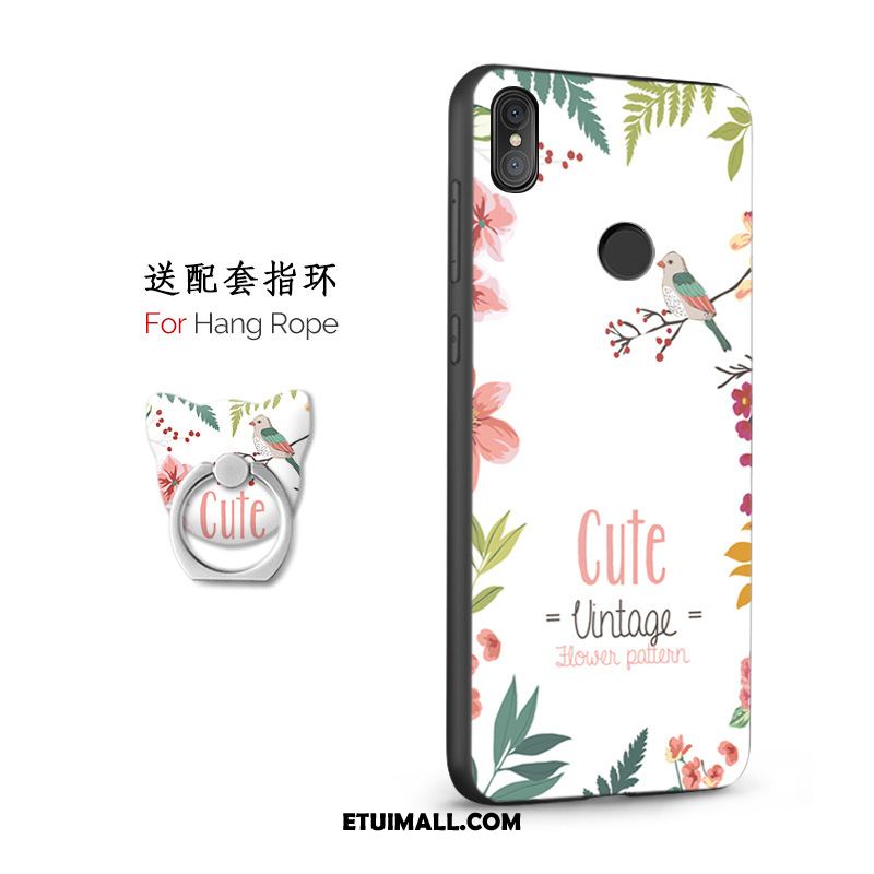 Etui Xiaomi Mi 8 Vintage Ring All Inclusive Nubuku Anti-fall Obudowa Dyskont