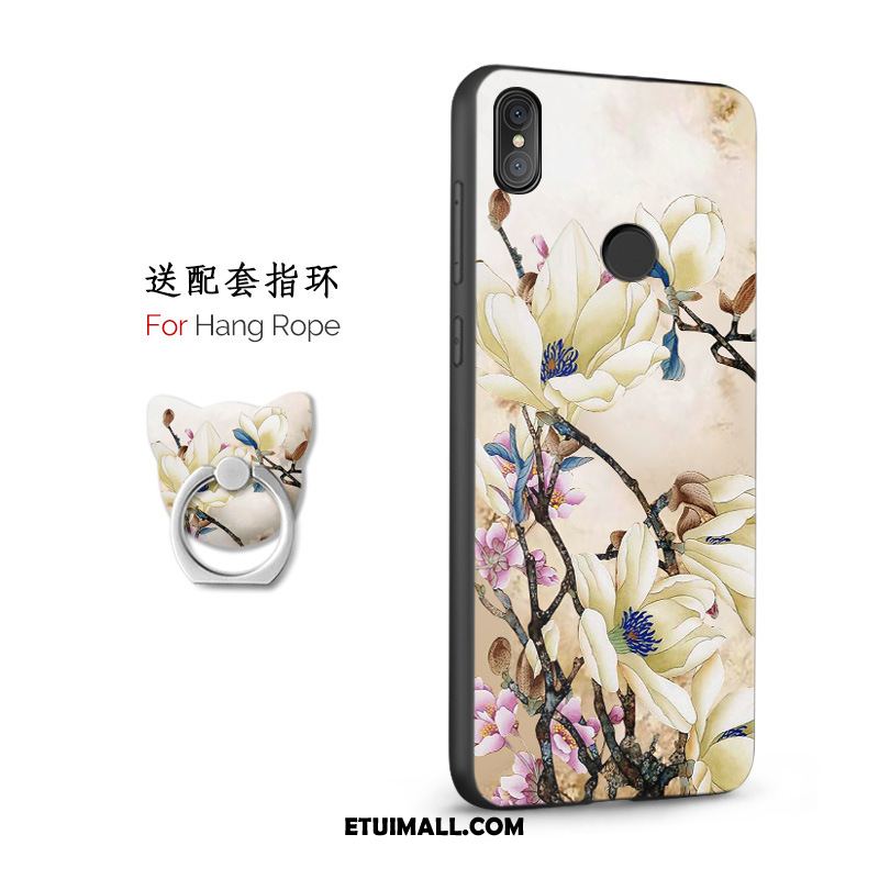 Etui Xiaomi Mi 8 Vintage Ring All Inclusive Nubuku Anti-fall Obudowa Dyskont