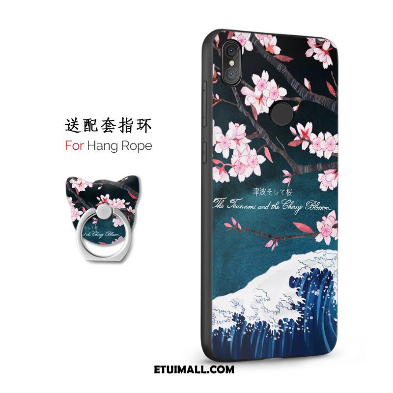 Etui Xiaomi Mi 8 Vintage Ring All Inclusive Nubuku Anti-fall Obudowa Dyskont