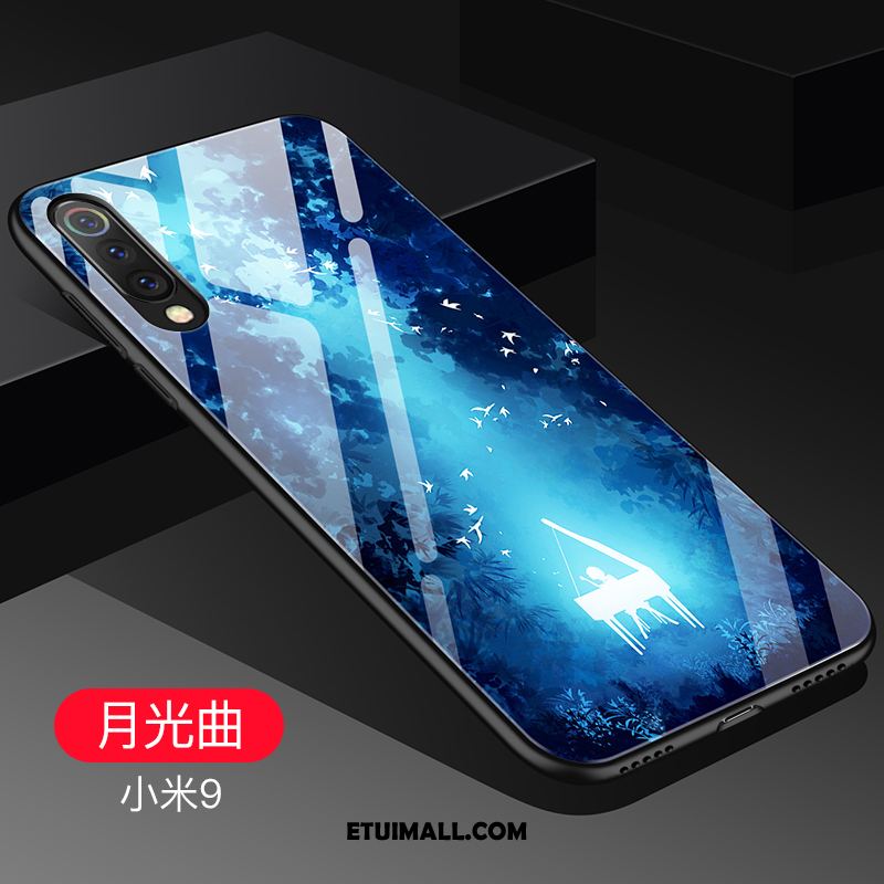 Etui Xiaomi Mi 9 Czarny Silikonowe Tendencja Mały Telefon Komórkowy Futerał Tanie