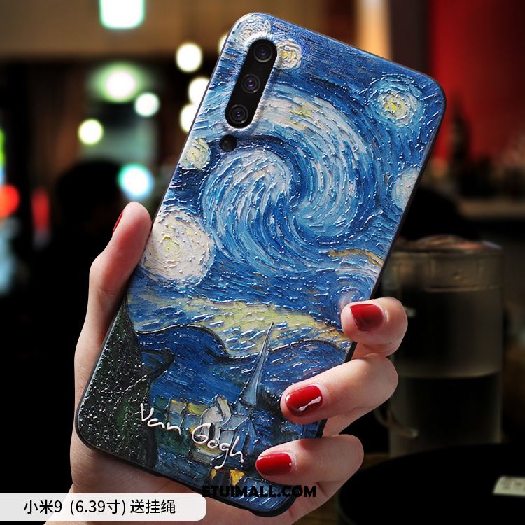 Etui Xiaomi Mi 9 Mały Anti-fall Cienkie Nubuku Czerwony Futerał Sklep