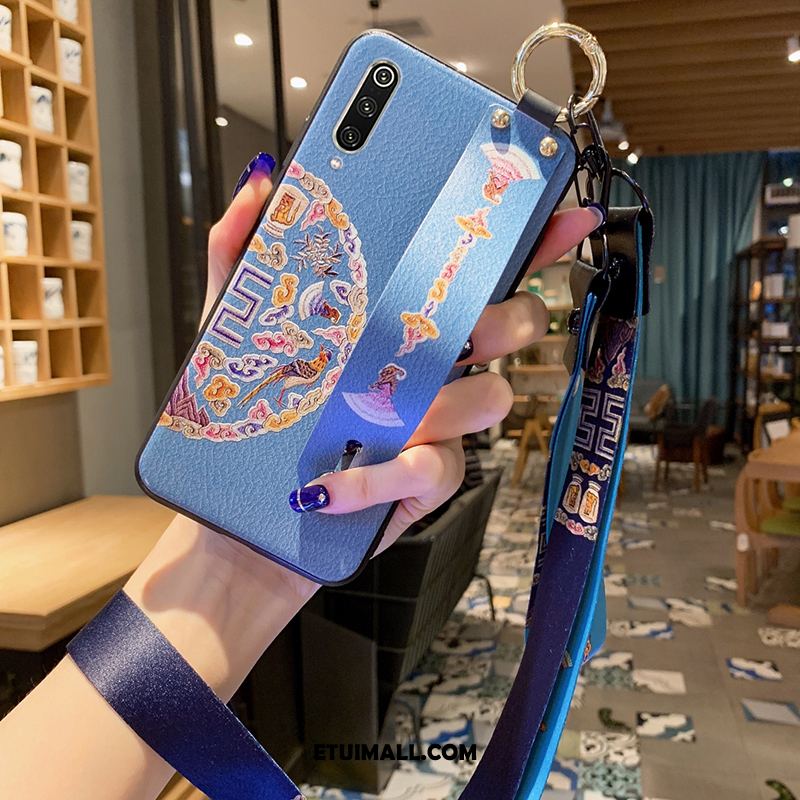 Etui Xiaomi Mi 9 Purpurowy Vintage Miękki Telefon Komórkowy Wiszące Ozdoby Futerał Kup