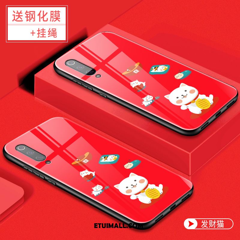 Etui Xiaomi Mi 9 Różowe Szkło Kreatywne Osobowość Telefon Komórkowy Futerał Online