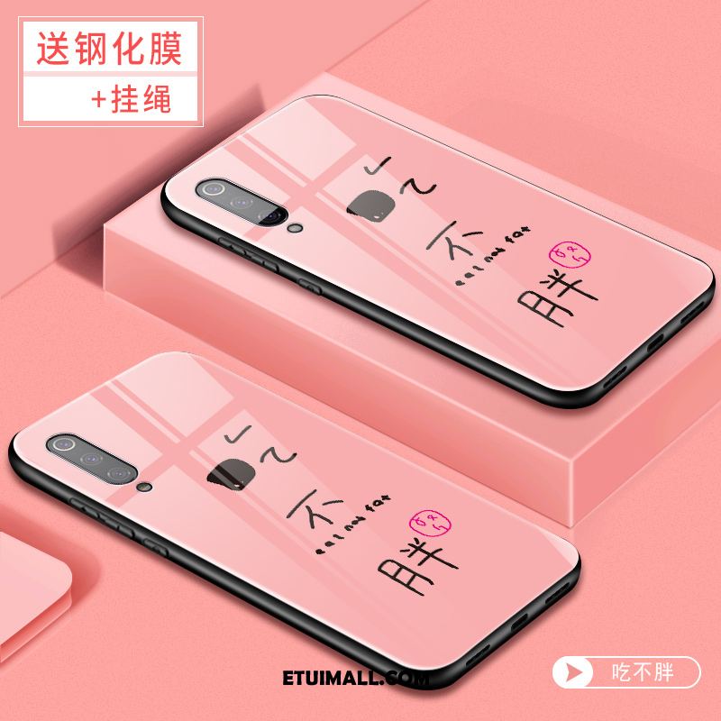 Etui Xiaomi Mi 9 Różowe Szkło Kreatywne Osobowość Telefon Komórkowy Futerał Online