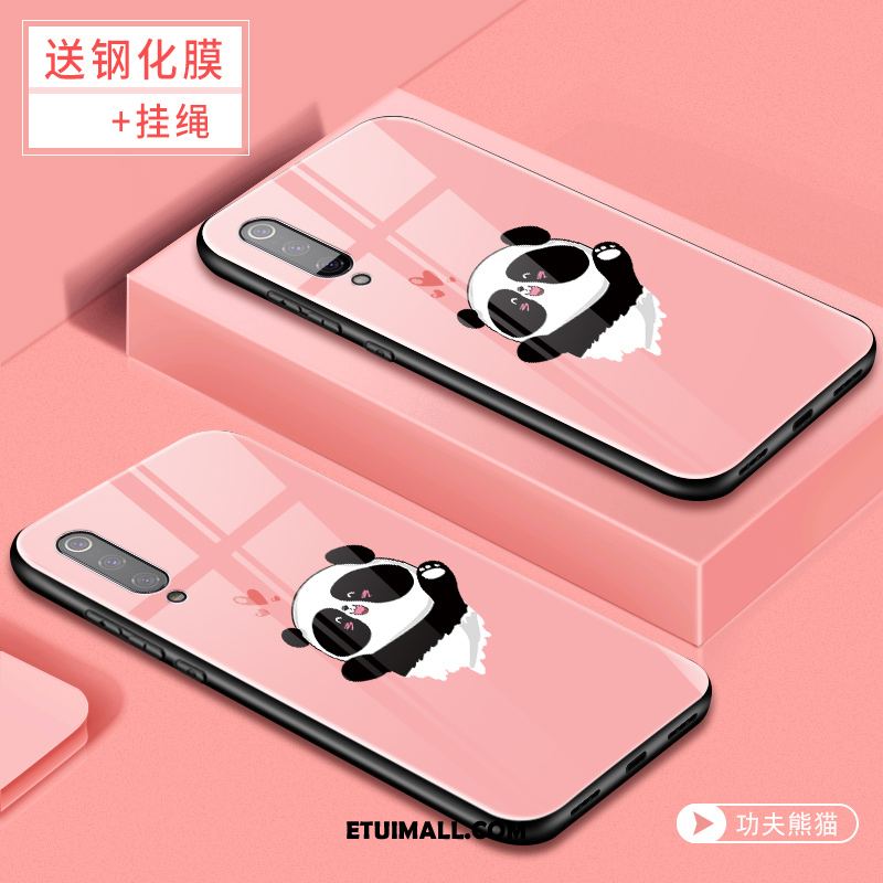 Etui Xiaomi Mi 9 Różowe Szkło Kreatywne Osobowość Telefon Komórkowy Futerał Online