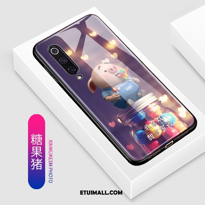 Etui Xiaomi Mi 9 Tendencja Wiszące Ozdoby Trudno Miękki Niebieski Futerał Tanie