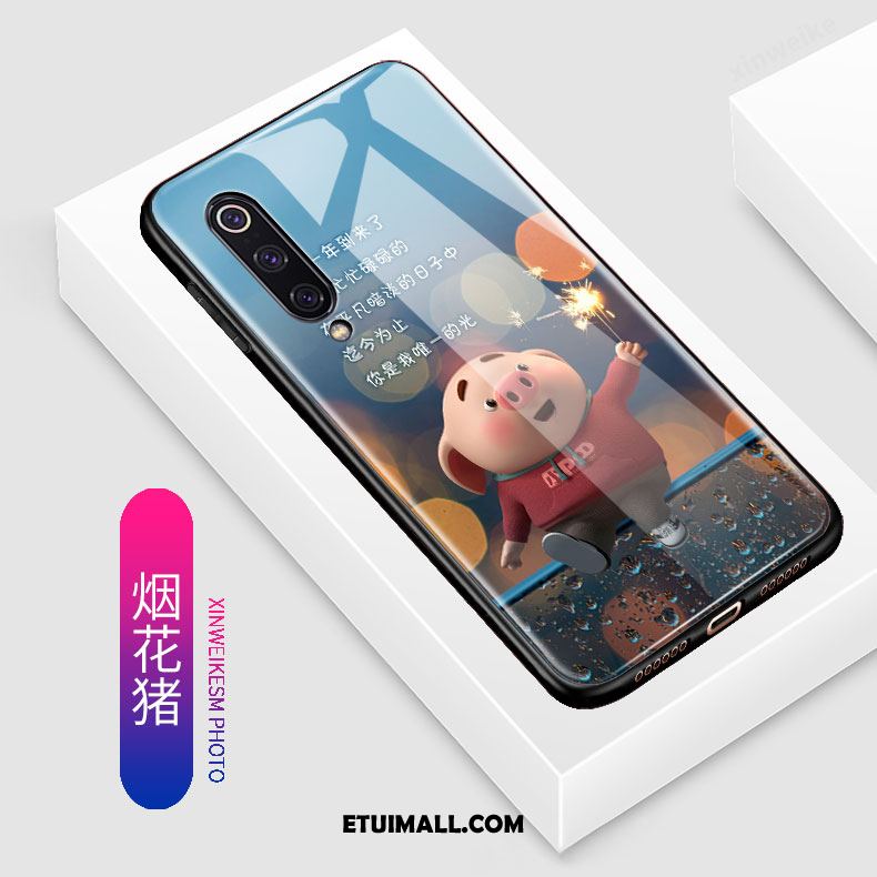 Etui Xiaomi Mi 9 Tendencja Wiszące Ozdoby Trudno Miękki Niebieski Futerał Tanie