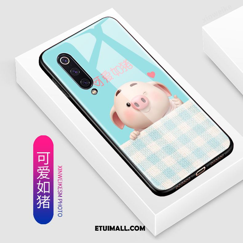 Etui Xiaomi Mi 9 Tendencja Wiszące Ozdoby Trudno Miękki Niebieski Futerał Tanie