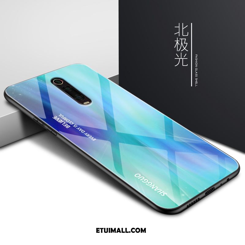 Etui Xiaomi Mi 9t Szkło Mały Anti-fall Niebieski Czerwony Futerał Kup