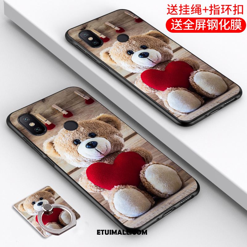 Etui Xiaomi Mi A2 Czerwony Mały Silikonowe Ochraniacz Telefon Komórkowy Pokrowce Sprzedam