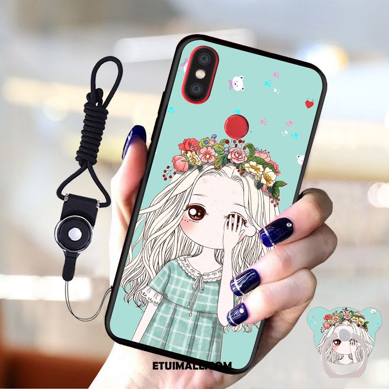 Etui Xiaomi Mi A2 Nubuku Czarny Ochraniacz Kreatywne Osobowość Pokrowce Dyskont