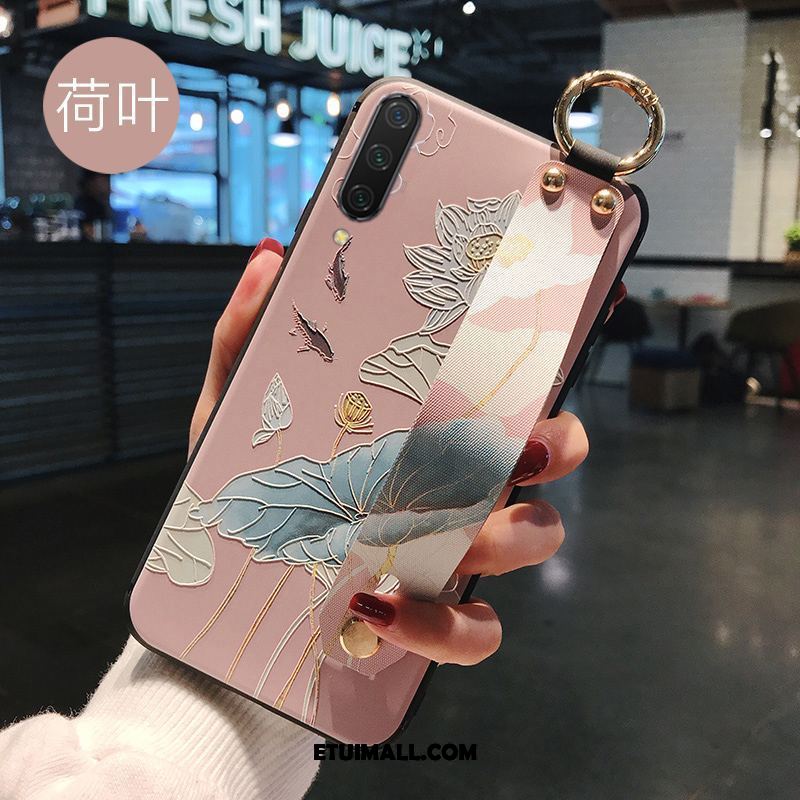 Etui Xiaomi Mi A3 Relief Chiński Styl Mały Wiszące Ozdoby Silikonowe Pokrowce Kup