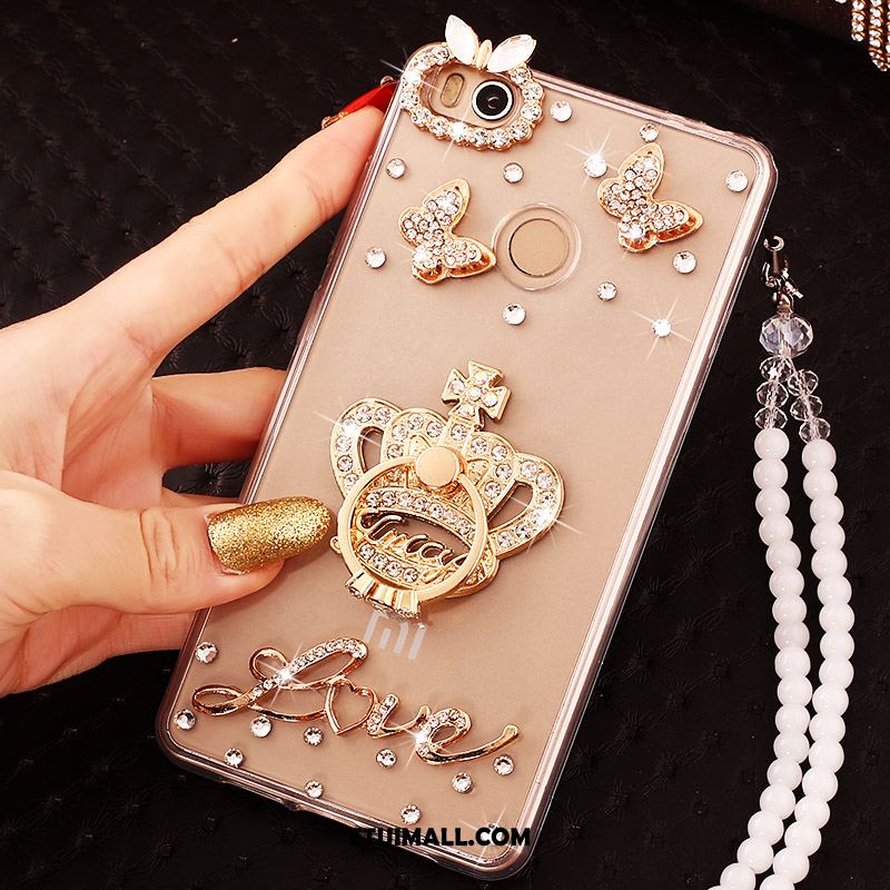 Etui Xiaomi Mi Max 2 Miękki All Inclusive Ochraniacz Niebieski Rhinestone Futerał Kup