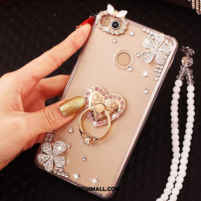 Etui Xiaomi Mi Max 2 Miękki All Inclusive Ochraniacz Niebieski Rhinestone Futerał Kup