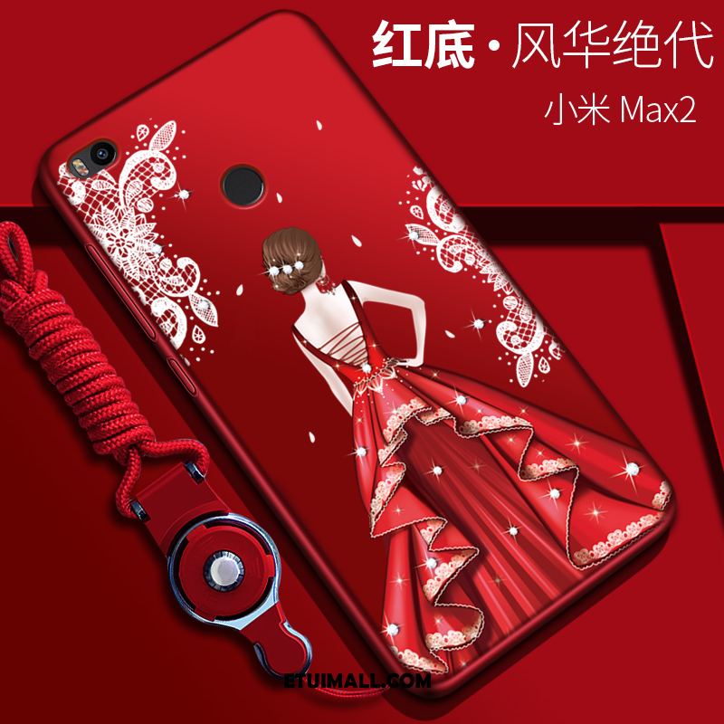 Etui Xiaomi Mi Max 2 Nubuku Nowy Czerwony Cienkie Telefon Komórkowy Obudowa Kupię