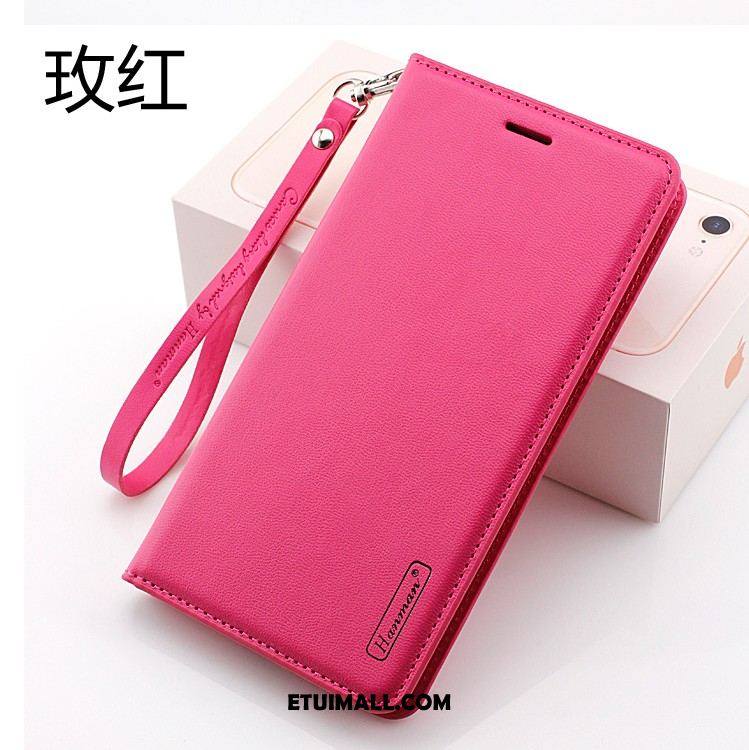 Etui Xiaomi Mi Max 2 Różowe Anti-fall Telefon Komórkowy Skórzany Futerał Mały Futerał Tanie