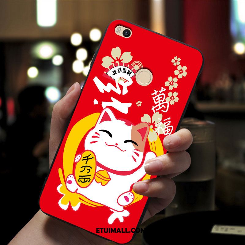 Etui Xiaomi Mi Max 2 Telefon Komórkowy All Inclusive Czerwony Mały Miękki Obudowa Tanie