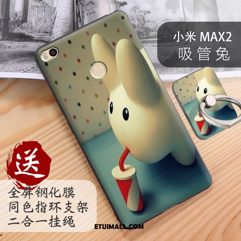 Etui Xiaomi Mi Max 2 Telefon Komórkowy Mały Miękki Anti-fall Czarny Futerał Sklep