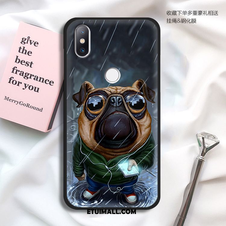 Etui Xiaomi Mi Max 3 All Inclusive Kreatywne Czerwony Nubuku Czarny Obudowa Oferta