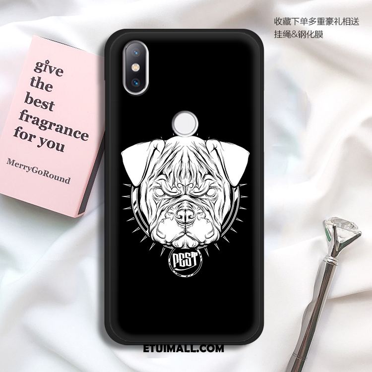 Etui Xiaomi Mi Max 3 All Inclusive Kreatywne Czerwony Nubuku Czarny Obudowa Oferta