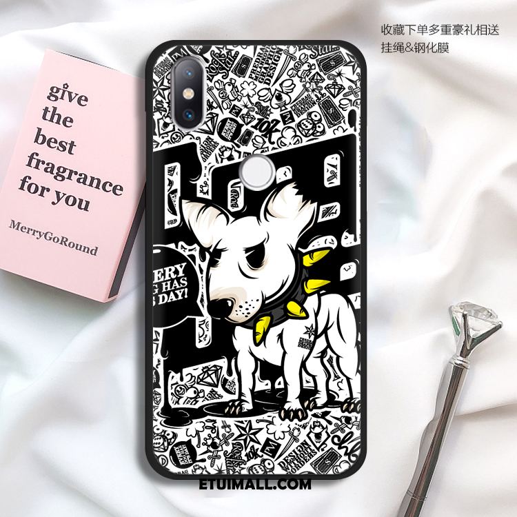 Etui Xiaomi Mi Max 3 All Inclusive Kreatywne Czerwony Nubuku Czarny Obudowa Oferta