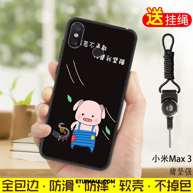 Etui Xiaomi Mi Max 3 Ochraniacz Niebieski Mały Telefon Komórkowy Miękki Pokrowce Tanie