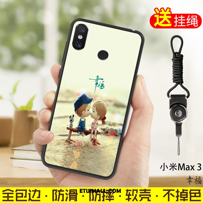 Etui Xiaomi Mi Max 3 Ochraniacz Niebieski Mały Telefon Komórkowy Miękki Pokrowce Tanie