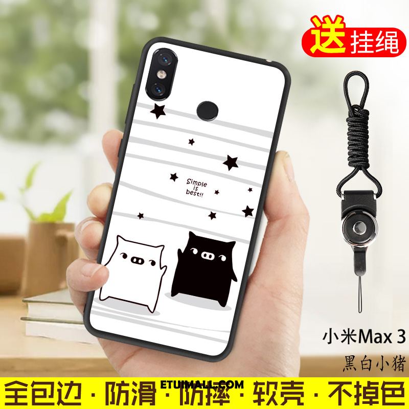 Etui Xiaomi Mi Max 3 Ochraniacz Niebieski Mały Telefon Komórkowy Miękki Pokrowce Tanie