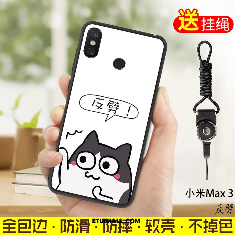 Etui Xiaomi Mi Max 3 Ochraniacz Niebieski Mały Telefon Komórkowy Miękki Pokrowce Tanie