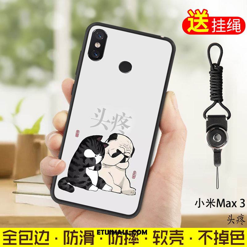 Etui Xiaomi Mi Max 3 Ochraniacz Niebieski Mały Telefon Komórkowy Miękki Pokrowce Tanie