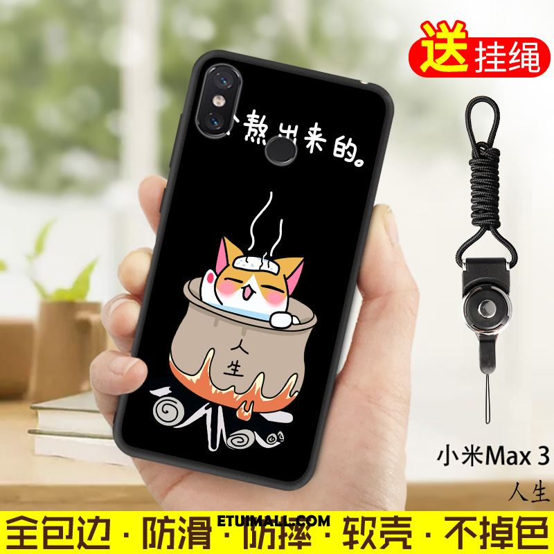 Etui Xiaomi Mi Max 3 Ochraniacz Niebieski Mały Telefon Komórkowy Miękki Pokrowce Tanie