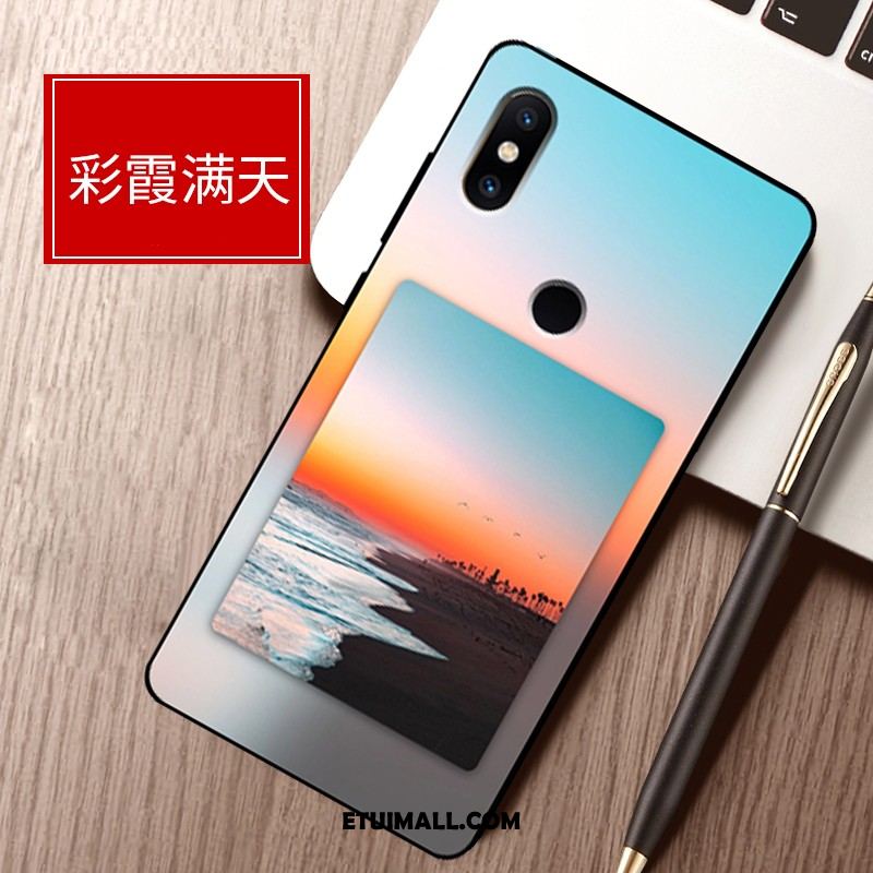 Etui Xiaomi Mi Max 3 Ochraniacz Sceneria Niebieski Telefon Komórkowy Silikonowe Futerał Oferta