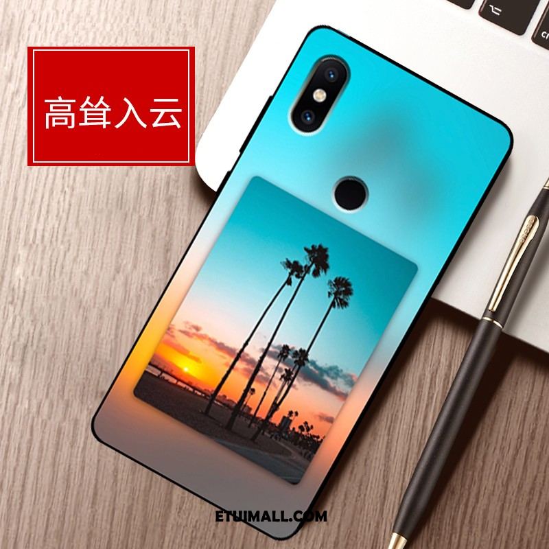 Etui Xiaomi Mi Max 3 Ochraniacz Sceneria Niebieski Telefon Komórkowy Silikonowe Futerał Oferta