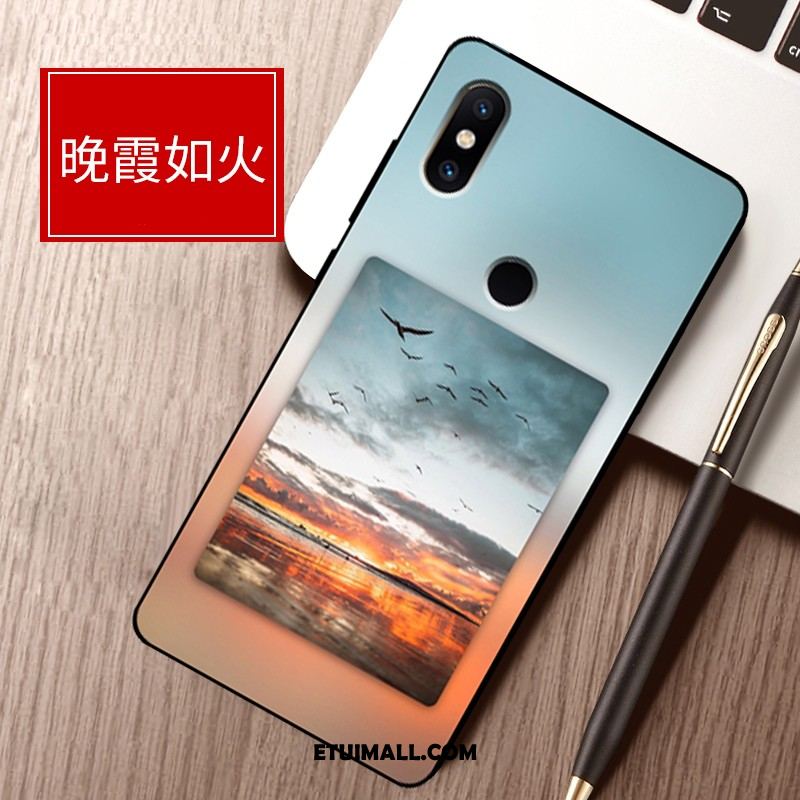 Etui Xiaomi Mi Max 3 Ochraniacz Sceneria Niebieski Telefon Komórkowy Silikonowe Futerał Oferta