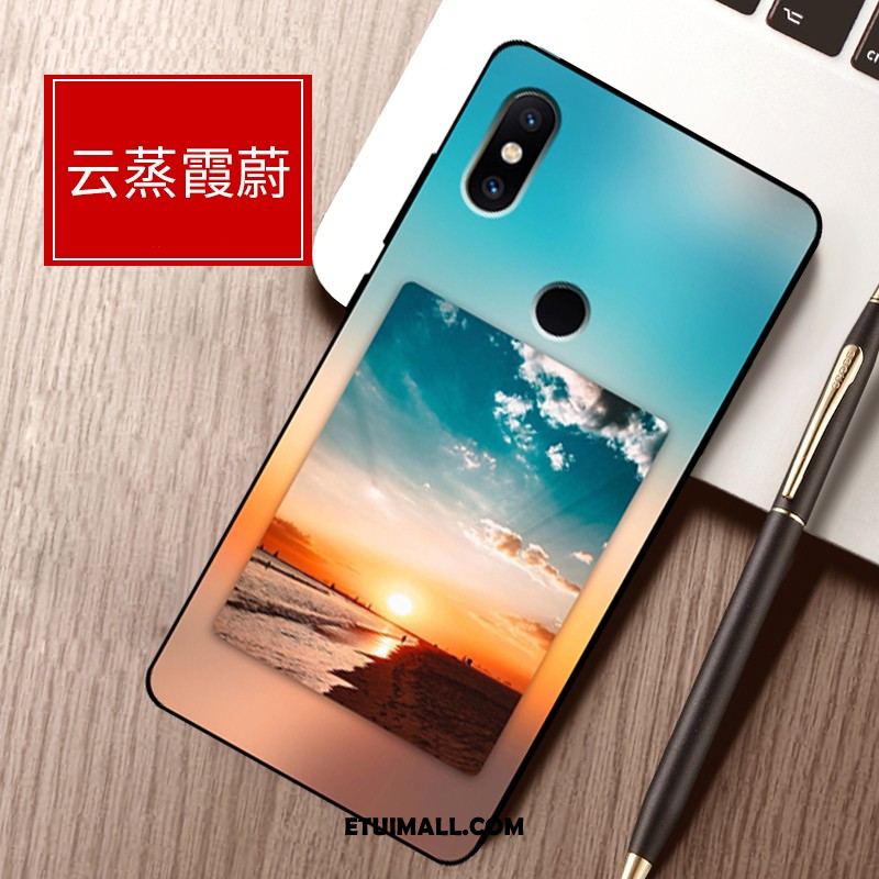 Etui Xiaomi Mi Max 3 Ochraniacz Sceneria Niebieski Telefon Komórkowy Silikonowe Futerał Oferta