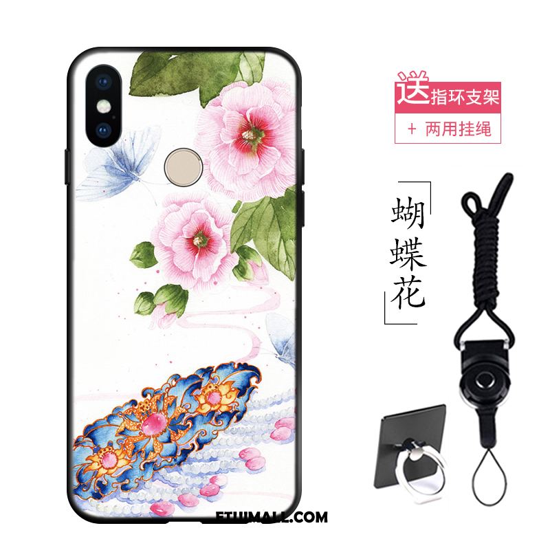 Etui Xiaomi Mi Max 3 Silikonowe Vintage Chiński Styl Kwiaty Telefon Komórkowy Obudowa Tanie