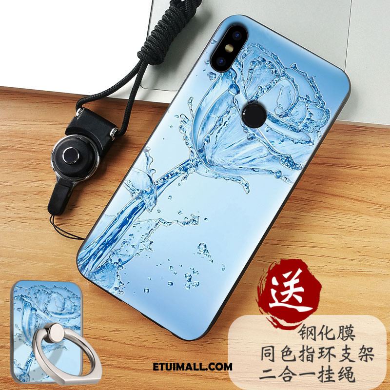 Etui Xiaomi Mi Mix 2s Biały Miękki Telefon Komórkowy Relief Nubuku Obudowa Online
