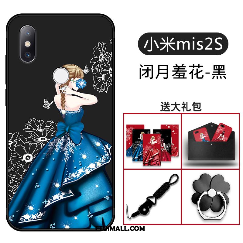 Etui Xiaomi Mi Mix 2s Czerwony Cienkie Telefon Komórkowy Anti-fall Osobowość Obudowa Tanie