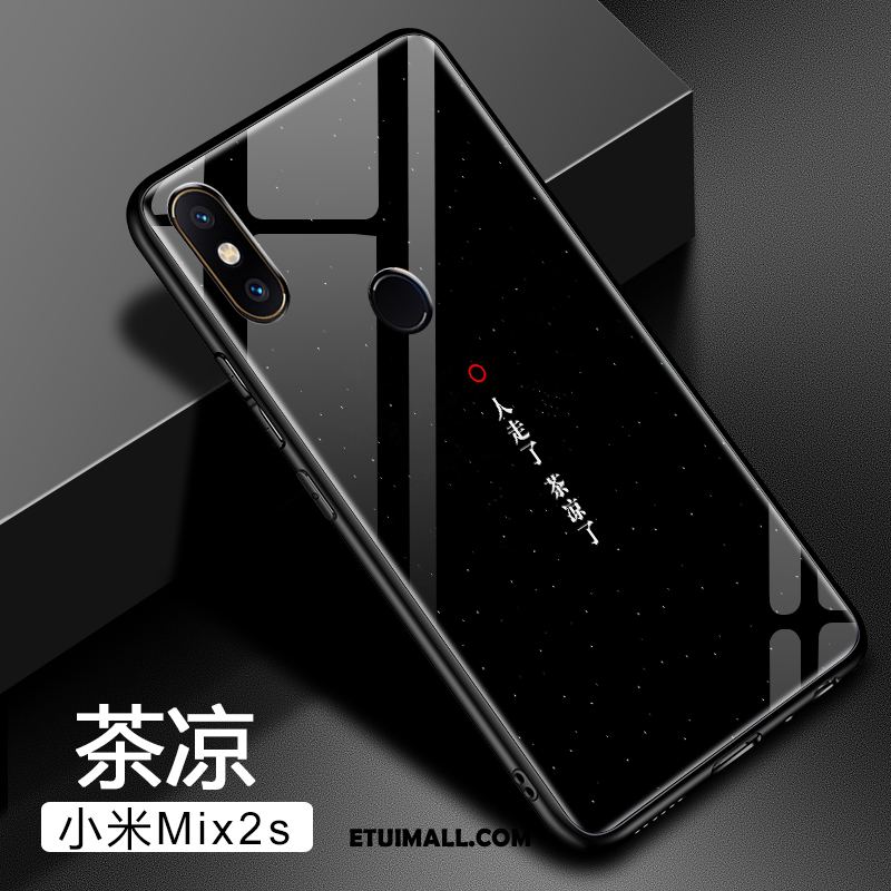 Etui Xiaomi Mi Mix 2s Czerwony Netto Akcesoria Tylna Pokrywa Czarny Tendencja Obudowa Tanie