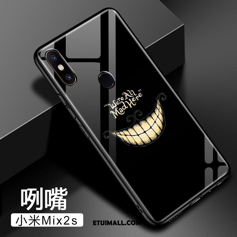 Etui Xiaomi Mi Mix 2s Czerwony Netto Akcesoria Tylna Pokrywa Czarny Tendencja Obudowa Tanie