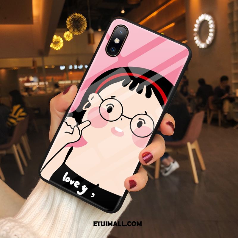 Etui Xiaomi Mi Mix 2s Mały Szkło Modna Marka Czerwony Kreatywne Futerał Sklep