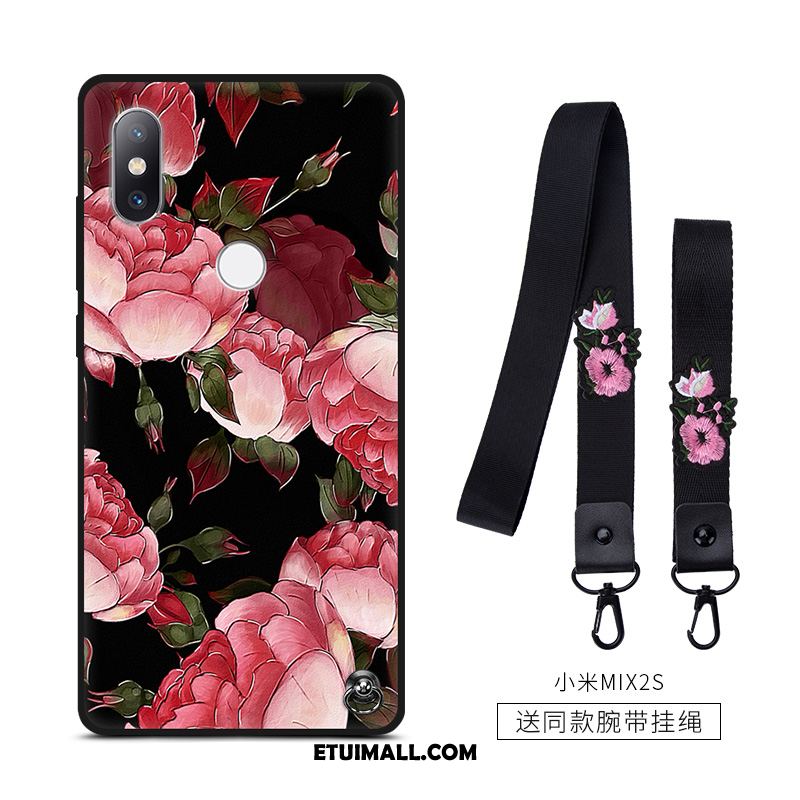 Etui Xiaomi Mi Mix 2s Miękki Czarny Telefon Komórkowy Silikonowe Anti-fall Obudowa Tanie